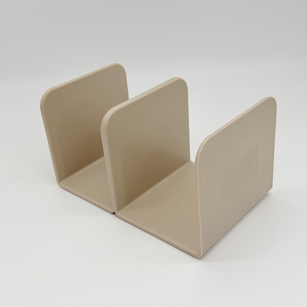 Caraway Magnetic Pot Pan Organizer Storage Dividers Set of 2 Cream Beige